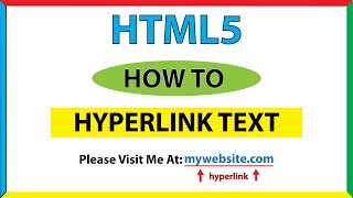 How To Hyperlink Text Using HTML 2023 [upl. by Shellans]