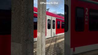 OffenbachOst Abfahrt RB430S2➡️DietzenbachBhf sbahn br430 shorts [upl. by Ailelc]