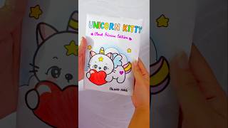 Unicorn Kitty Blind Bag🎀 diy craft asmr paperdiy papercraft papersquishy sanrio kitty [upl. by Onra]