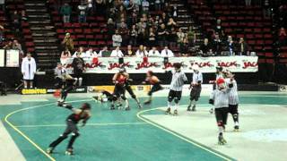 Rat City Roller Girls  Season 7  Bout 6  FINAL JAM  ReAnimateHer v Missile America [upl. by Yhtac]