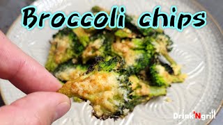 CRISPY PARMESAN BROCCOLI CHIPS  SMASHED BROCCOLI [upl. by Akedijn377]