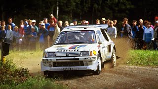 Group B Monsters in Finland  with pure engine sounds 1000 Lakes Rally 19831986 [upl. by Nairad]