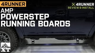 20102023 4Runner Amp Research PowerStep Running Boards Review amp Install [upl. by Gnuhp]