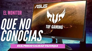 El Monitor GAMER Mas BARATO de 165Hz  el TUF Gaming VG249Q1A 💥 PRECIO CALIDAD del 2024  Review [upl. by Nairadas]