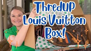 ThredUP Louis Vuitton Rescue Box Unboxing [upl. by Cecilius298]