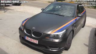 GPower Hurricane RR BMW M5 800 HP fueling up and onto Autobahn driven by Gustav [upl. by Lewap75]