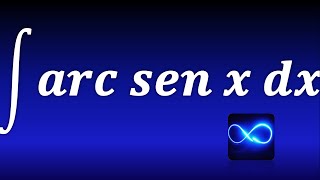 111 Integral trigonométrica inversa arc sen Integración por partes ejemplo resuelto [upl. by Dominick]