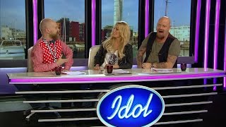 Idoljuryn uttråkade efter dåliga auditions i Malmö under Idol 2014  Idol Sverige TV4 [upl. by Berners]