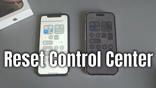 how to reset control center iphone iOS 18 [upl. by Nedyah]