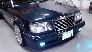 W124 E500 アンロック連動フォグ・スモール点灯 [upl. by Ettennat]