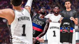 Victor Wembanyama Didnt Want to SWAP JERSEYS So Vert BODIED HIM NBA 2K25 MyCAREER 8 [upl. by Notslar]