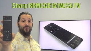 SHARP RRMCGB151WJSA TV Remote Control  wwwReplacementRemotescom [upl. by Astiram]