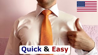 How to tie a tie Quick and Easy [upl. by Balling]