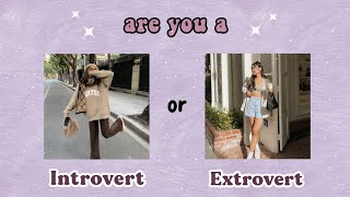 Are you an INTROVERT or EXTROVERT Quiz  aesthetic quiz 🌈✨ [upl. by Onivag]