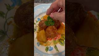 Cómo hacer Albóndigas de Carne en Salsa Criolla [upl. by Nibor]