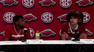 Davonte Davis Anthony Black and Eric Musselman Post Auburn Press Conference [upl. by Phelia]