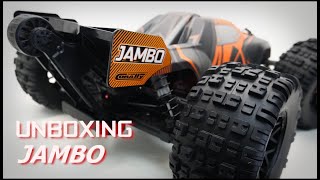 Unboxing Team Corally Jambo 6S Stunt truck [upl. by Aleka]