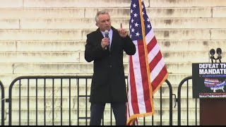 Robert F Kennedy Jr announces 2024 presidential campaign [upl. by Rubbico550]