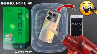 Infinix Note 40 iP54 Water Test 💦💧 Will it Survive Or Dead [upl. by Calderon]