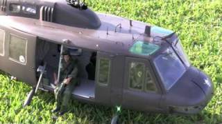 UH1 Huey D scale turbine helicopter [upl. by Iago]