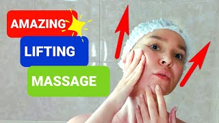 FACE LIFTING massage instant result [upl. by Doykos129]