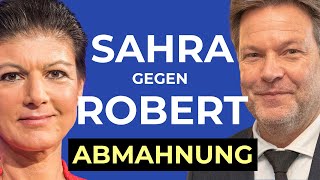 ABMAHNUNG  Robert Habeck verliert im Rechtsstreit gegen Sahra Wagenknecht [upl. by Ayotna]