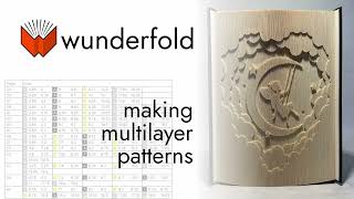 Making Multilayer Book Folding Patterns with Wunderfold Full tutorial [upl. by Rehotsirk939]