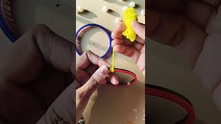 Simple and easy bangles craft ideas 💡 please try youtubeshorts bangles  cotton bangles handmade [upl. by Wettam]