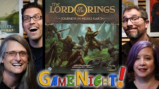 Lord of the Rings Journeys in Middleearth  GameNight Se8 Ep1  How to Play and Playthrough [upl. by Tori]