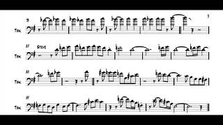 Conrad Herwig and Steve Davis Trombone Solo Transcription quotSyeedas Song Flutequot [upl. by Ayiak796]