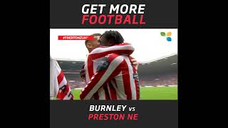 Burnley vs Preston NE  EFL FOOTBALL championship on ESPN  ZUKU [upl. by Masera]