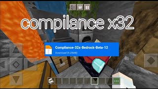 แจก resources pack x32 compliance Minecraft pe 118 [upl. by Sosthina]