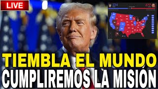 🔴 DIRECTO TRUMP NUEVO PRESIDENTE CUMPLIREMOS LA MISIÓN [upl. by Weigle99]