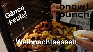 Rezept Gänsekeule für Weihnachten [upl. by Aisa]