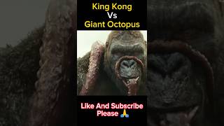 KING KONG vs GIANT Octopus  Fight Scene  Kong Skull Island 2017 Movie shorts [upl. by Oznerol]