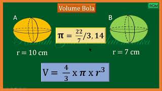 MENGHITUNG VOLUME BOLA bola volumebola [upl. by Amargo]