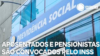 Aposentados e pensionistas são convocados pelo INSS [upl. by Depoliti]