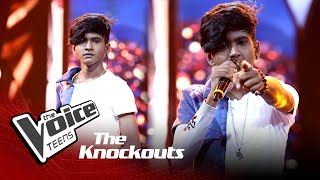 Kasun Priyamantha  Poddiye පොඩ්ඩියේ  Knockouts  The Voice Teens Sri Lanka [upl. by Halik]