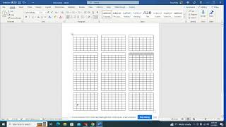 How to create a Year at a Glance Planner Calendar in Word [upl. by Ydieh]