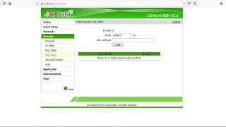 ازاى تحجب اى موقع على راوتر tedata zxhnh108n [upl. by Diarmuid]