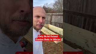 When to build a raised garden bed gardening diy growyourownfood raisedgardenbed [upl. by Ahsienot]