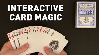 ASMR Interactive Card Tricks [upl. by Ardnohsal]