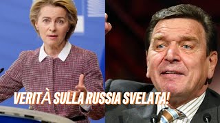 Ex cancelliere tedesco critica Von der Leyen LUE sta spingendo la Russia a diventare un nemico [upl. by Notsahc380]