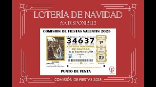 LOTERÍA DE NAVIDAD VALENTIN 2024 [upl. by Aicirtam]