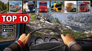 TOP 10 BEST Truck Simulator Games for Android amp IOS 2024 trucksimulator [upl. by Narod]