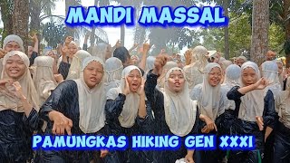 MANDI MASSAL PAMUNGKAS KEGIATAN HIKING SISWA ANGKATAN XXXI SMAN TITIAN TERAS JAMBI BERSIH2 DIRI [upl. by Sezen13]