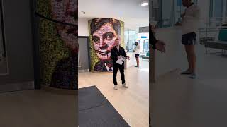 Aneurin Bevan Tredegar hospital art unveiling Nathan Wyburn [upl. by Atiekram]