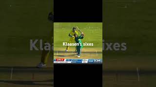 Heinrich klasens Sixes ipl sunrisershyderabad [upl. by Honey]