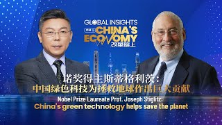 Nobel Prize Laureate Prof Joseph Stiglitz Chinas green technology helps save the planet [upl. by Vannie]