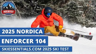 2025 Nordica Enforcer 104  SkiEssentialscom Ski Test Review [upl. by Agnella973]